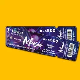 Movie or Event Tickets Printing