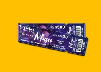 Movie or Event Tickets Printing