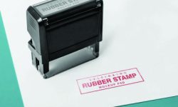 Self Ink Rubber Stamp