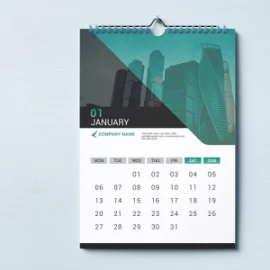 13 Page A2 Wall Calendar Printing Company in Lagos