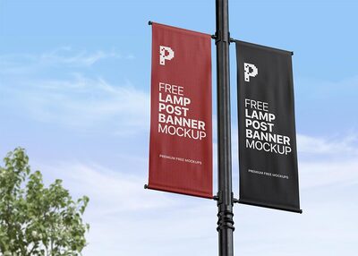Lamp Post Banners printing
