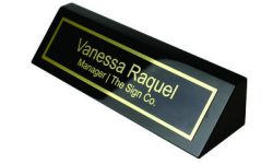 office desk name plate
