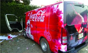 coca cola bus branding