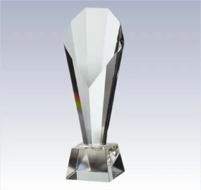 Corporate Crystal Glass Trophy