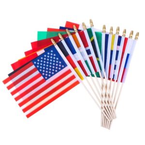 Handheld Mini National Flags