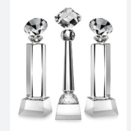 Optical Diamond Crystal Trophy