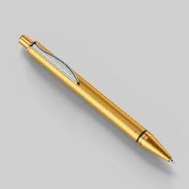 Engraved Gold Steel Pen