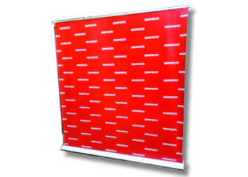 Wide-base Rollup Banner Stand